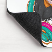 音楽愛好家パピドッグマンカートゥーンドーバーマンピンチャー マウスパッド (コーナー)