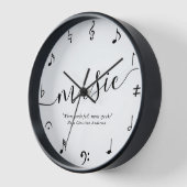 音楽愛好家パーソナライズされた 壁時計 (傾斜)