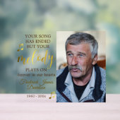 音楽愛好家メモリアル写真記念 アクリルサイン (ニュートラル)