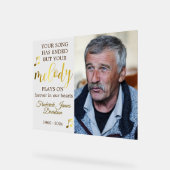 音楽愛好家メモリアル写真記念 アクリルサイン (傾斜)