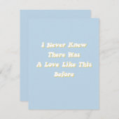 音楽愛好家結婚のエンクロージャカード エンクロージャーカード (正面/裏面)