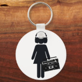 音楽愛好家 キーホルダー (正面)