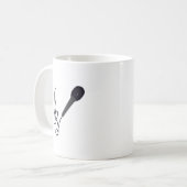 音楽愛好家 コーヒーマグカップ (正面左)
