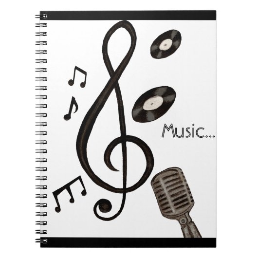 音楽愛好家 ノートブック (正面)