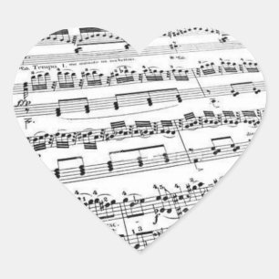 音楽愛好家 ハートシール