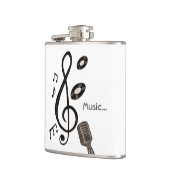 音楽愛好家 フラスク (左)