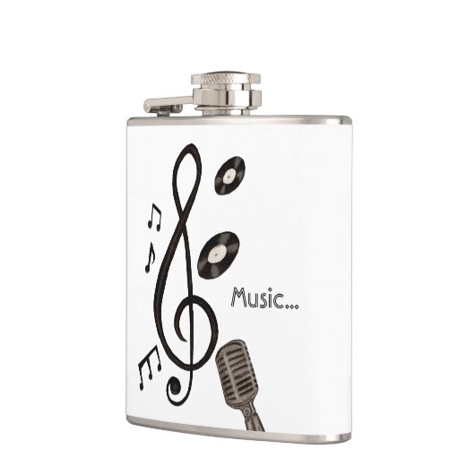 音楽愛好家 フラスク (左)