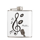 音楽愛好家 フラスク (正面)