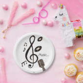 音楽愛好家 ペーパープレート (パーティー)