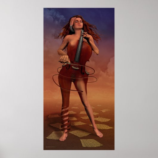 音楽愛好家 ポスター (正面)