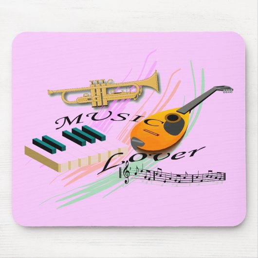 音楽愛好家 マウスパッド (正面)