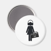 音楽愛好家 マグネット (正面/裏面)