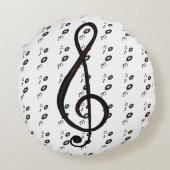 音楽愛好家 ラウンドクッション (裏面)