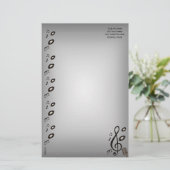 音楽愛好家 便箋 (スタンド正面)