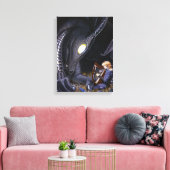 音楽愛好家 – 包まれた キャンバスプリント (インサイチュ (リビング))