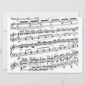 音楽愛好家 招待状 (正面)