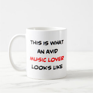 音楽愛好家、熱心 コーヒーマグカップ