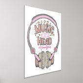 音楽愛好家 箔ポスター (レイダウン)