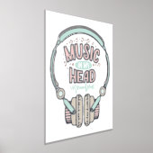 音楽愛好家 箔ポスター (レイダウン)