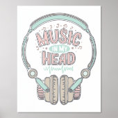 音楽愛好家 箔ポスター (正面)