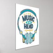 音楽愛好家 箔ポスター (レイダウン)