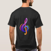 音楽愛好家 Tシャツ (裏面)