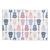 音楽愛好者のヒップスターのギターのエレキギターのギフト 枕カバー (裏面)