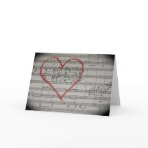 音楽愛好者向けグリーティングカード