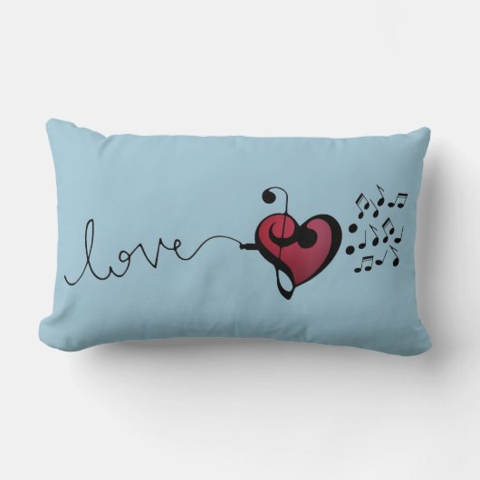 音楽愛好者 ランバークッション (正面)