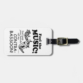 音楽感じを妨害する ラゲッジタグ