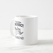 音楽感じを楽しむ コーヒーマグカップ (正面左)