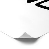 音楽感じを楽しむ ポスター (角)