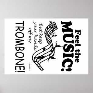 音楽感じを楽しむ ポスター
