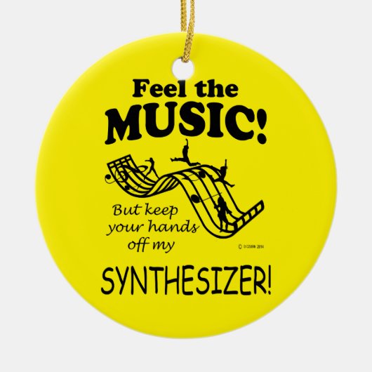 音楽感じ合成装置 セラミックオーナメント (正面)