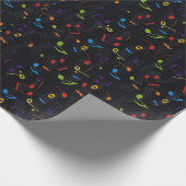 音楽感じ ラッピングペーパー (角)