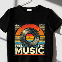 音楽感じTシャツ