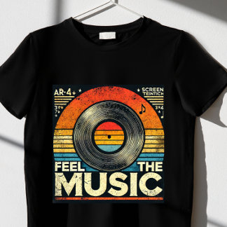 音楽感じTシャツ Tシャツ