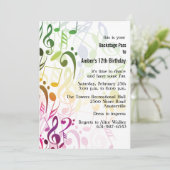 音楽招待状の色 招待状 (スタンド正面)