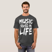 音楽救My Life Music Lover Gives Tシャツ (正面フル)