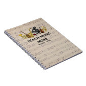 音楽教えより心配の少ない音楽先生 ノートブック (右側)