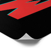 音楽教室ボーカルオーケストラのバンドピアノロック ポスター (角)