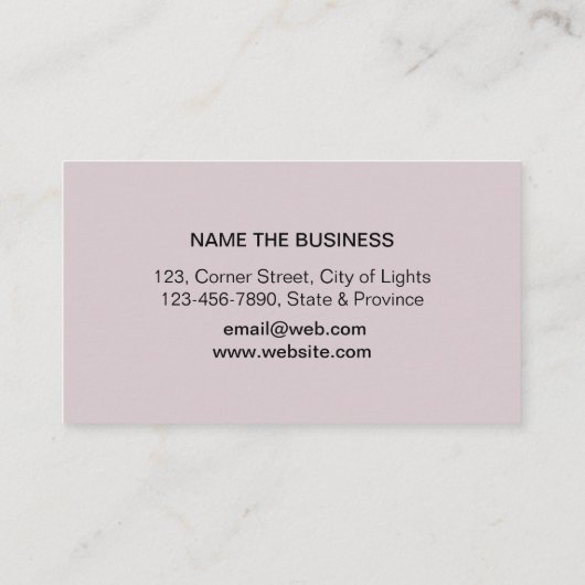 音楽教師のギターのロゴのミニマリストの歌手 名刺 (裏面)