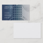 音楽教師のギターの個人指導のミュージシャン 名刺 (正面/裏面)