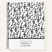 音楽教師のメモ ノートブック (正面)