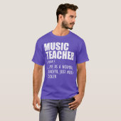 音楽教師の定義少年 Tシャツ (正面フル)