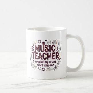 音楽教師マグカップ、生徒を振って日々騒ぎ立てる コーヒーマグカップ