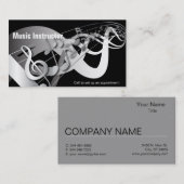 音楽教師🎸 名刺 (正面/裏面)