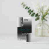 音楽教育者の名刺のノート 名刺 (スタンド正面)