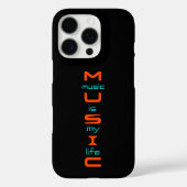 音楽文字デザインについて Case-Mate iPhoneケース (裏面)