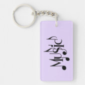 音楽文字 キーホルダー (正面)